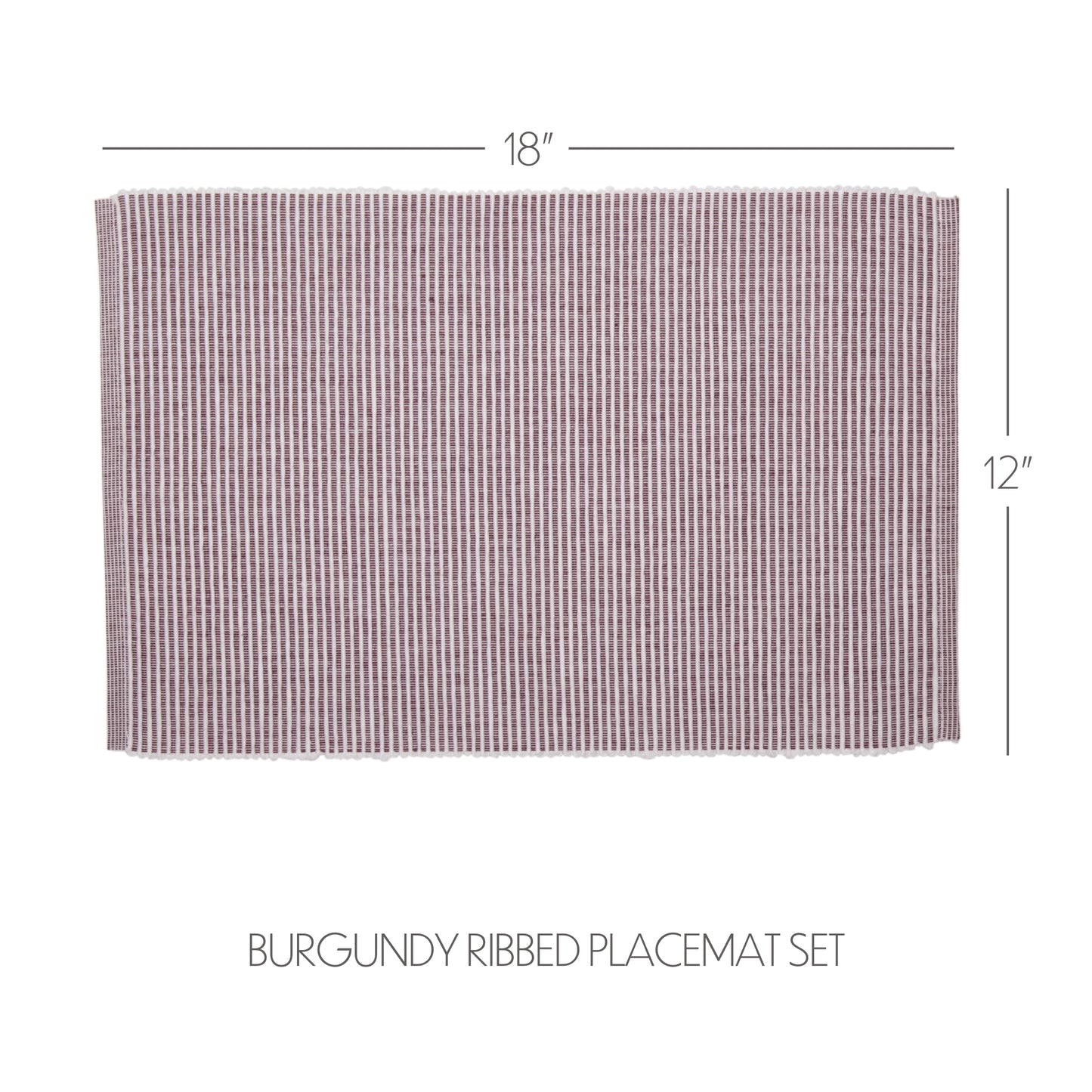 38555-Ashton-Burgundy-Ribbed-Placemat-Set-of-6-12x18-image