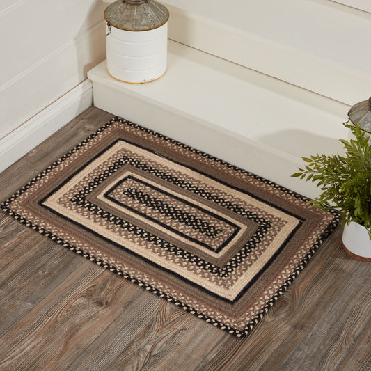 Colonial Star Oval Braided Rug 20x30 - with Pad  Oval braided rugs,  Braided jute rug, Braided rugs