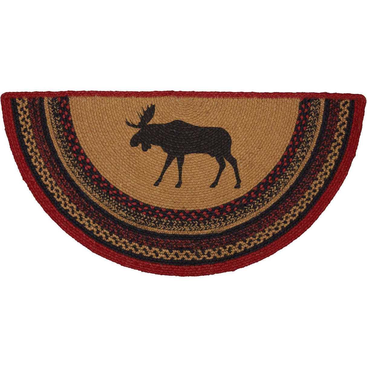 69410-Cumberland-Stenciled-Moose-Jute-Rug-Half-Circle-w-Pad-16.5x33-image-1