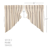 69969-Grace-Grain-Sack-Stripe-Prairie-Swag-Set-of-2-36x36x18-image-1