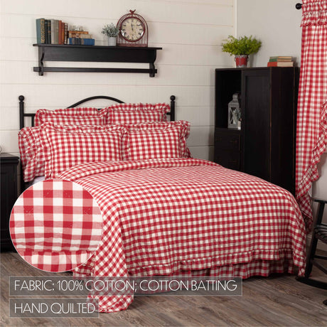 51767-Annie-Buffalo-Red-Check-Ruffled-King-Quilt-Coverlet-105Wx95L-image-2