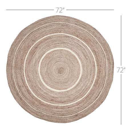 80380-Natural-Creme-Jute-Rug-w-Pad-6ft-Round-image-1