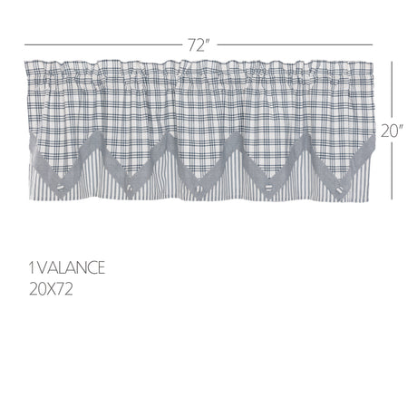 52204-Sawyer-Mill-Blue-Valance-Layered-20x72-image-1