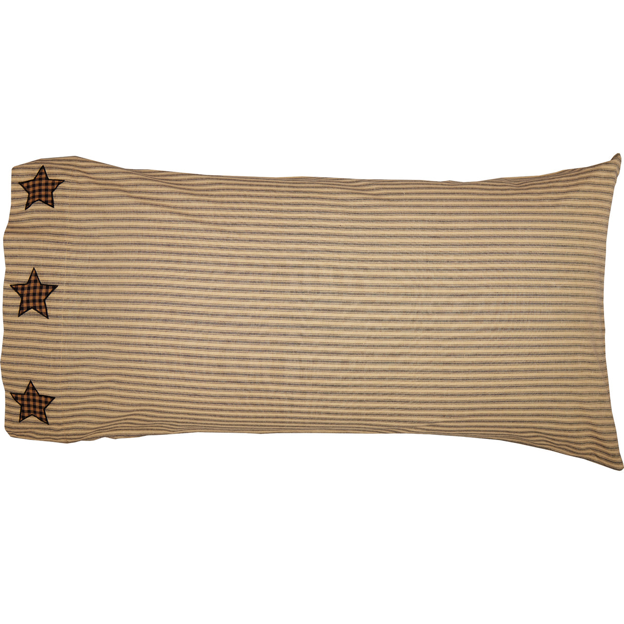 56679-Farmhouse-Star-King-Pillow-Case-w-Applique-Star-Set-of-2-21x40-image-4