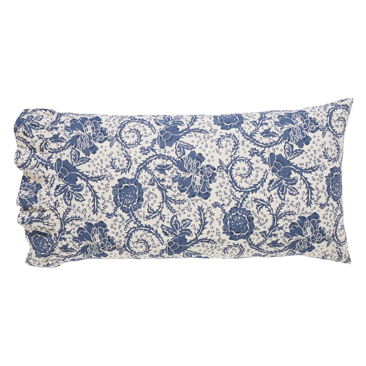 81245-Dorset-Navy-Floral-Ruffled-King-Pillow-Case-Set-of-2-21x36-4-image-5