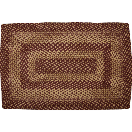 70592-Burgundy-Tan-Jute-Rug-Rect-w-Pad-20x30-image-5