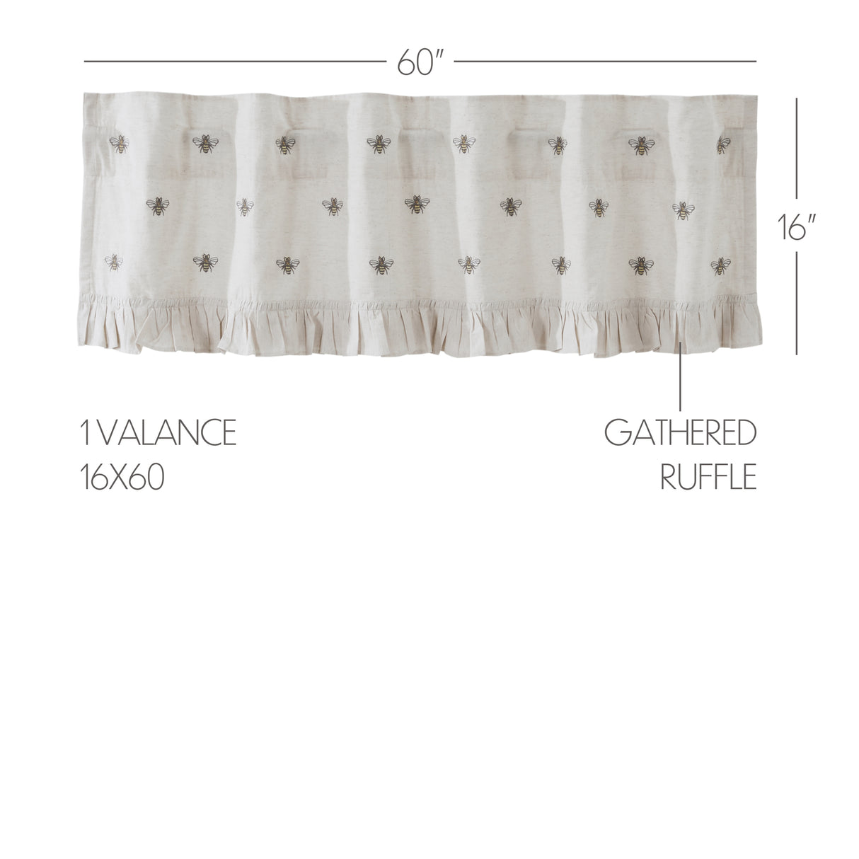 81264-Embroidered-Bee-Valance-16x60-image-1