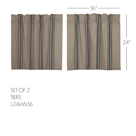 70111-Grain-Sack-Charcoal-Tier-Set-of-2-L24xW36-image-2