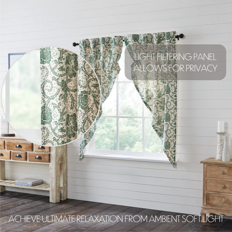 81227-Dorset-Green-Floral-Prairie-Short-Panel-Set-of-2-63x36x18-image-2