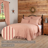 51944-Sawyer-Mill-Red-Ticking-Stripe-Luxury-King-Quilt-Coverlet-120Wx105L-image-2