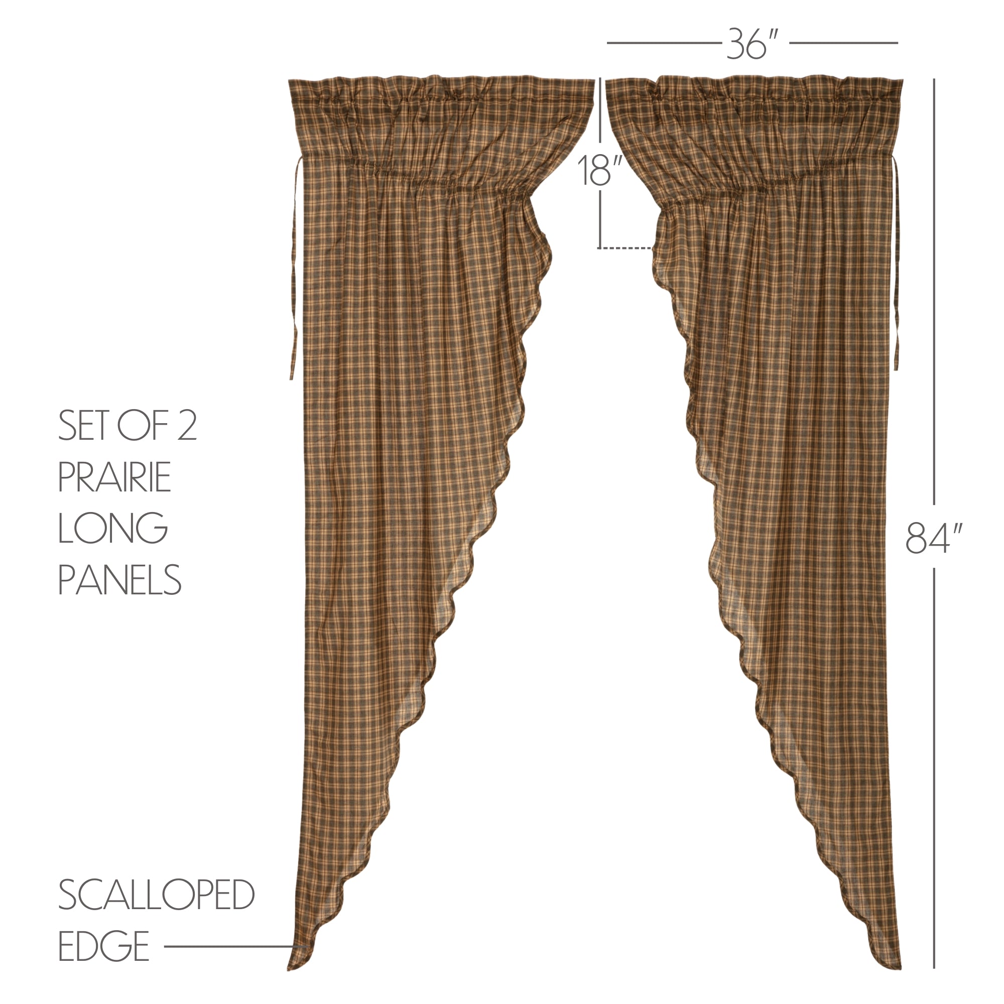 VHC Brands Cedar Ridge Prairie Panel - Thumbnail 4