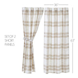 80542-Wheat-Plaid-Short-Panel-Set-of-2-63x36-image-1