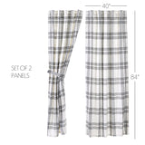 80299-Black-Plaid-Panel-Set-of-2-84x40-image-1