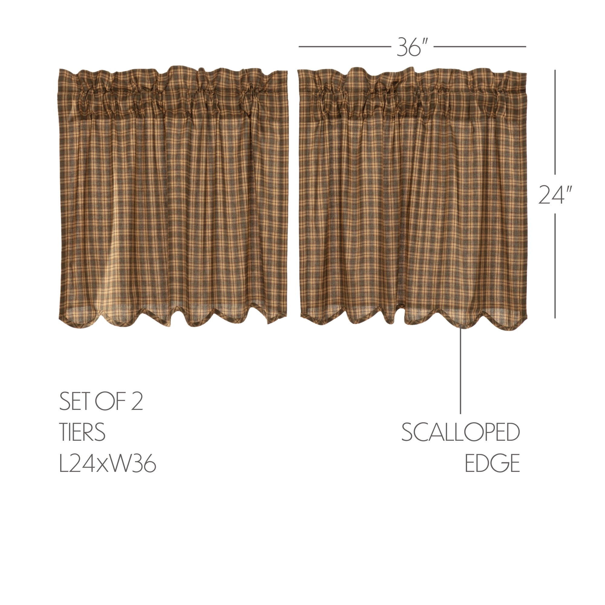 Cedar Ridge Tier Set of 2 Scalloped - Thumbnail 4