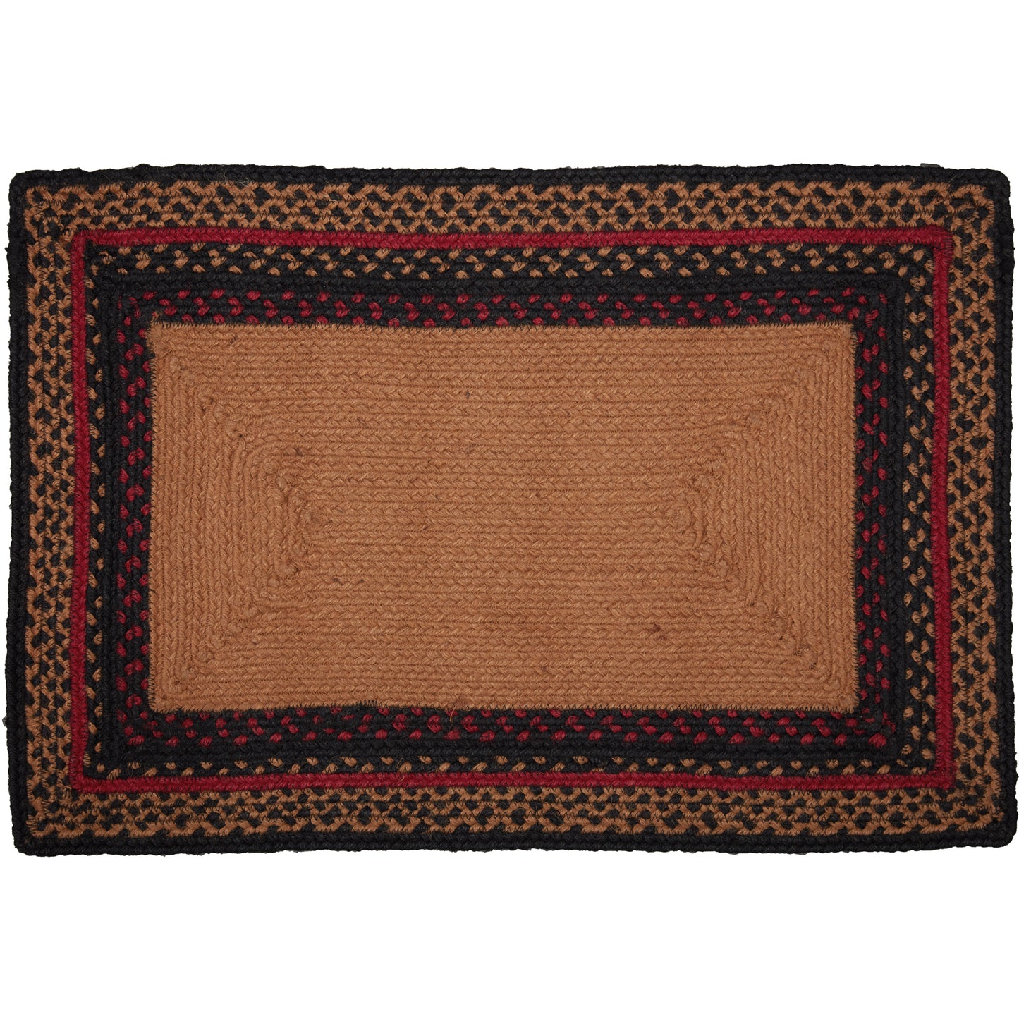 69413-Cumberland-Stenciled-Moose-Jute-Rug-Rect-Welcome-to-the-Cabin-w-Pad-20x30-image-2