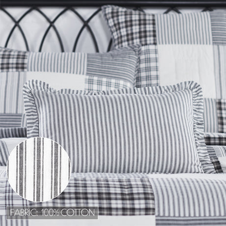 80459-Sawyer-Mill-Black-Ruffled-Ticking-Stripe-Pillow-14x22-image-3