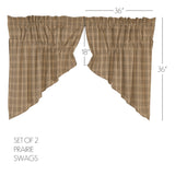 34113-Sawyer-Mill-Charcoal-Plaid-Prairie-Swag-Set-of-2-36x36x18-image-1