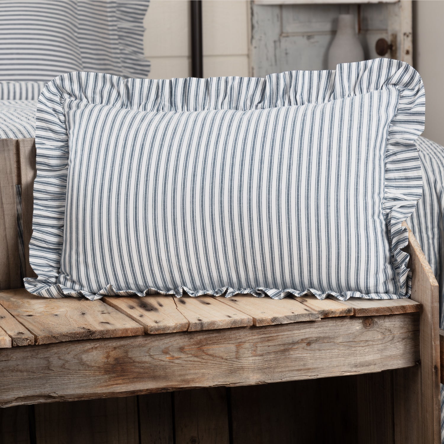 51270-Sawyer-Mill-Blue-Ticking-Stripe-Fabric-Pillow-14x22-image-3