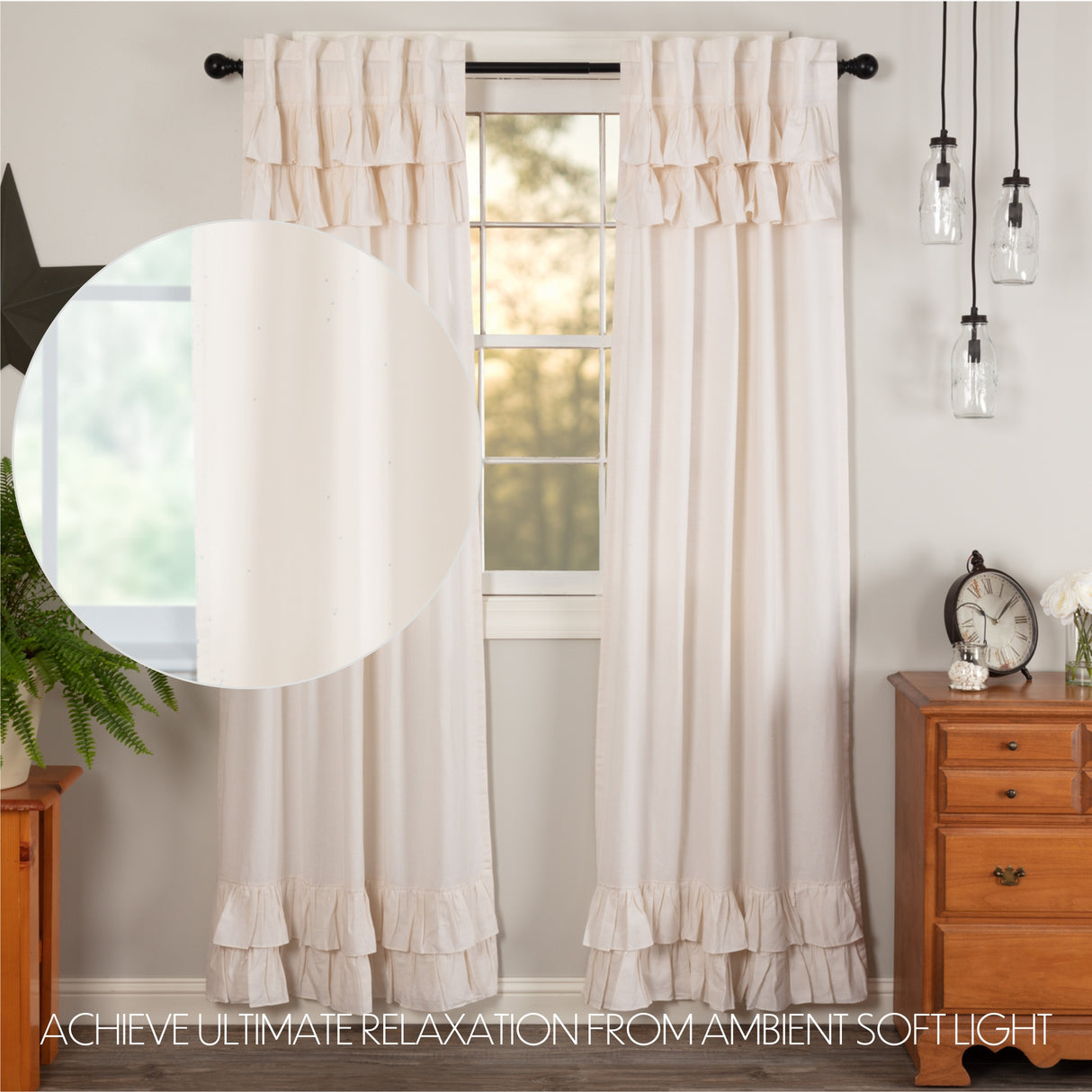 51364-Simple-Life-Flax-Antique-White-Ruffled-Panel-Set-of-2-84x40-image-2