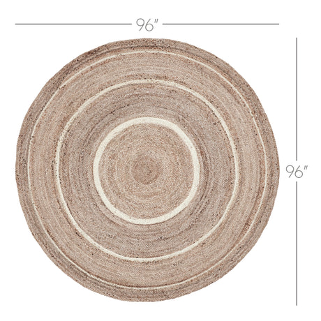 80381-Natural-Creme-Jute-Rug-w-Pad-8ft-Round-image-1