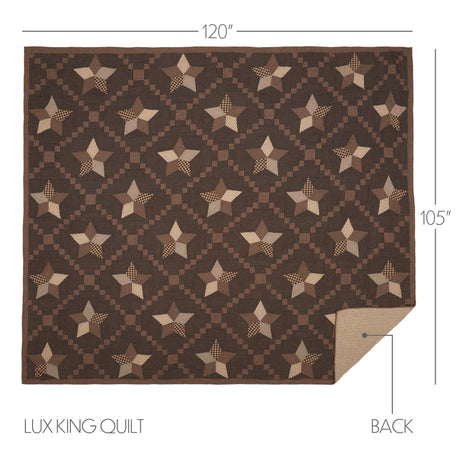 9835-Farmhouse-Star-Luxury-King-Quilt-120Wx105L-image-1