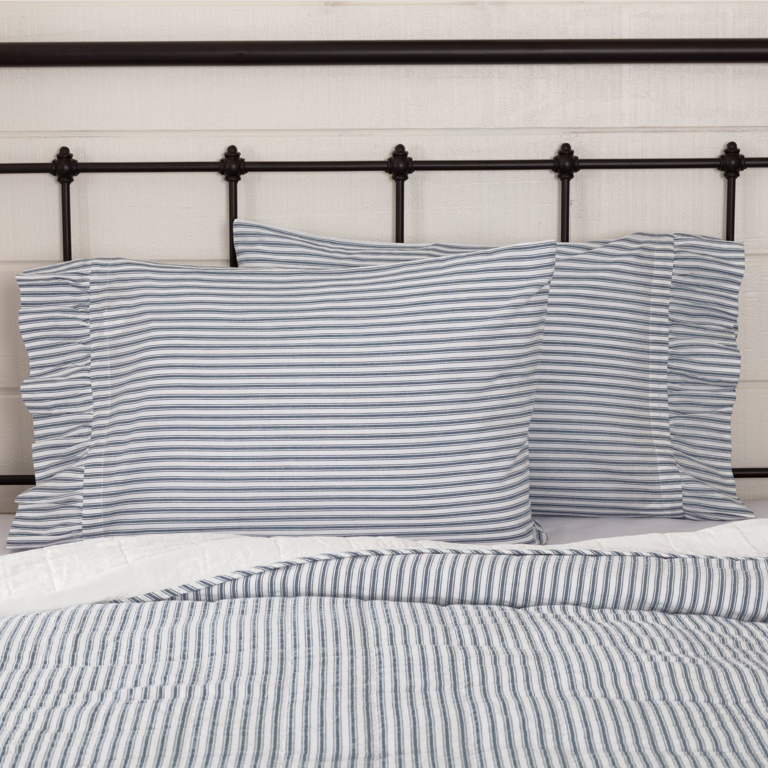 51911-Sawyer-Mill-Blue-Ticking-Stripe-Ruffled-Standard-Pillow-Case-Set-of-2-21x30-image-5