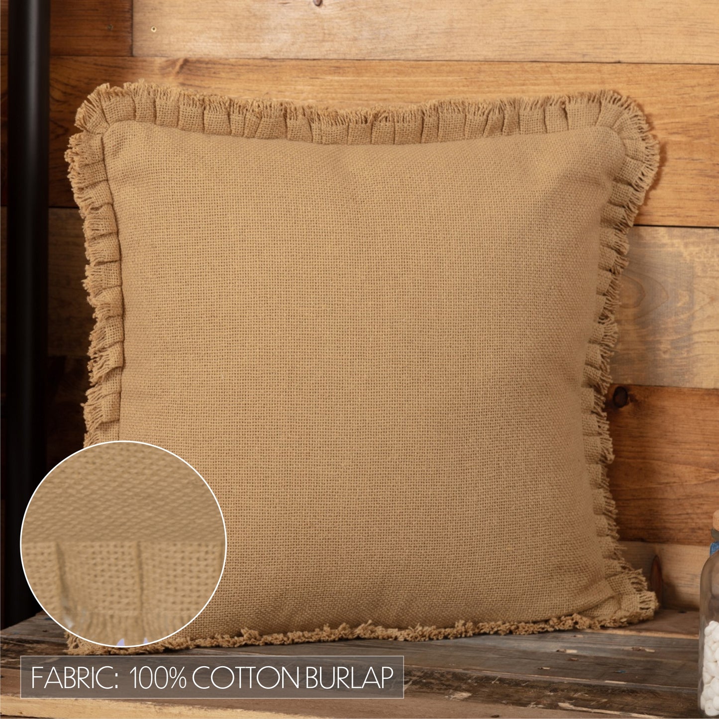 51168-Burlap-Natural-Pillow-w-Fringed-Ruffle-18x18-image-2