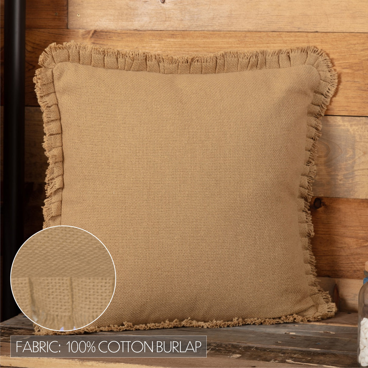 51168-Burlap-Natural-Pillow-w-Fringed-Ruffle-18x18-image-2