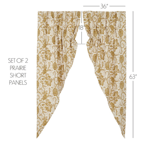 81202-Dorset-Gold-Floral-Prairie-Short-Panel-Set-of-2-63x36x18-image-1