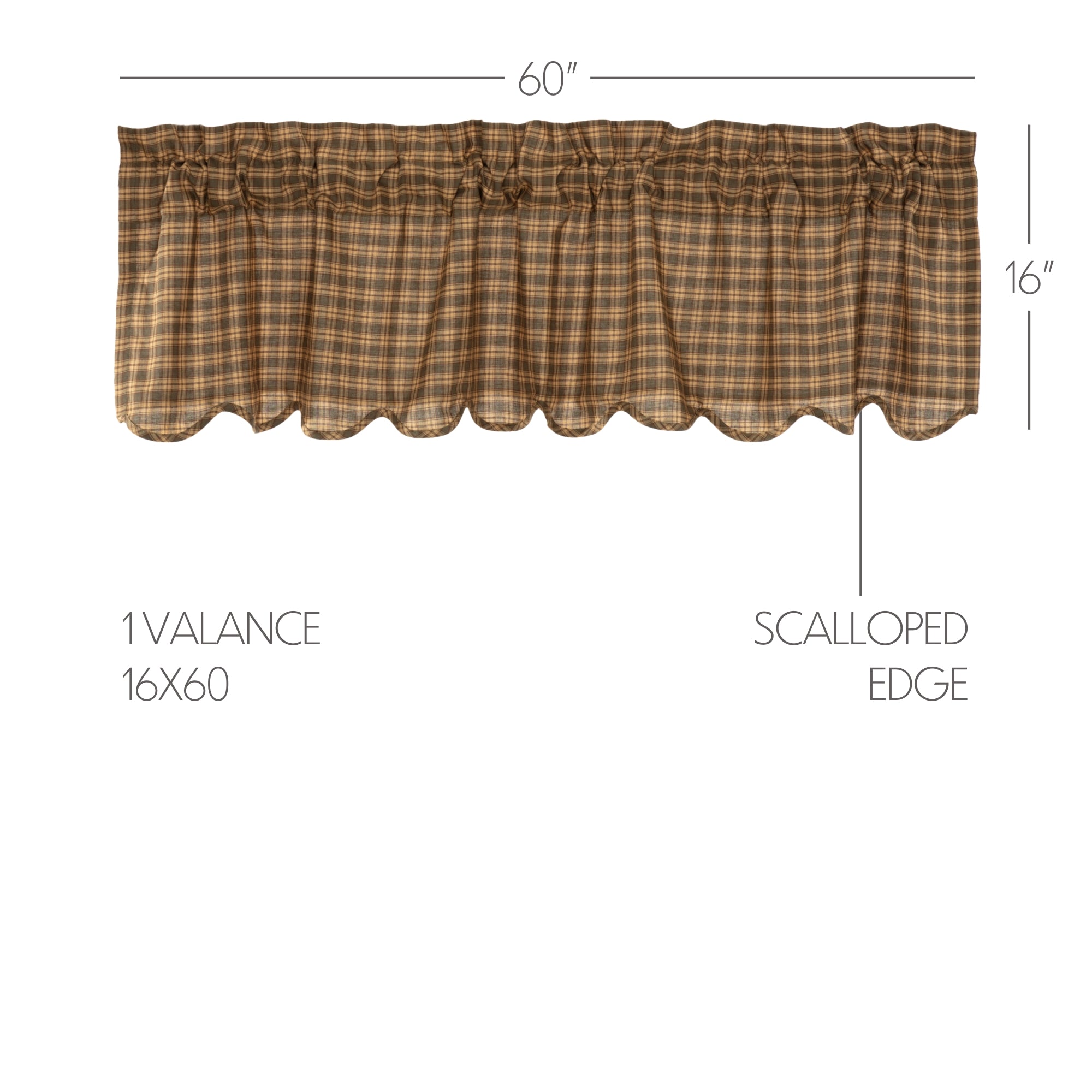 Cedar Ridge Scalloped Valance - Thumbnail 5