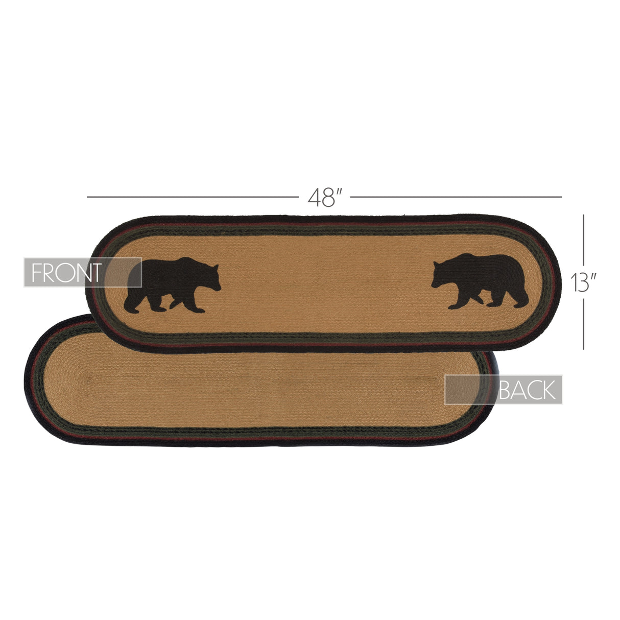 38076-Wyatt-Stenciled-Bear-Jute-Runner-Oval-13x48-image-1