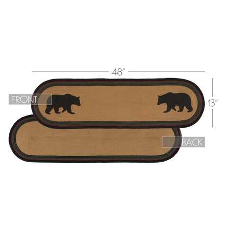 38076-Wyatt-Stenciled-Bear-Jute-Runner-Oval-13x48-image-1