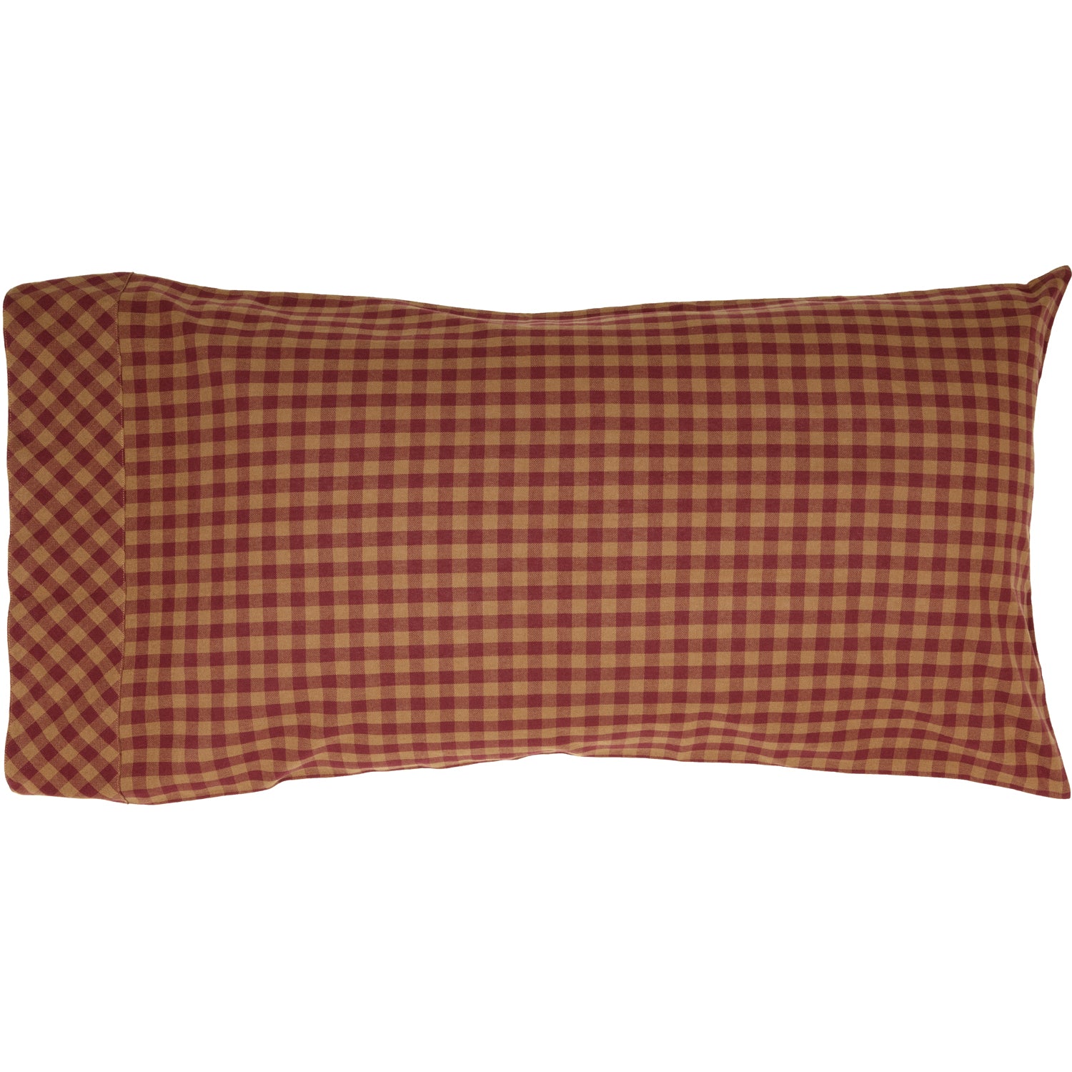 51146-Burgundy-Check-King-Pillow-Case-Set-of-2-21x40-image-3