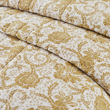 81185-Dorset-Gold-Floral-Luxury-King-Quilt-120WX105L-image-4