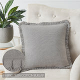 70055-Burlap-Dove-Grey-Pillow-w-Fringed-Ruffle-18x18-image-3