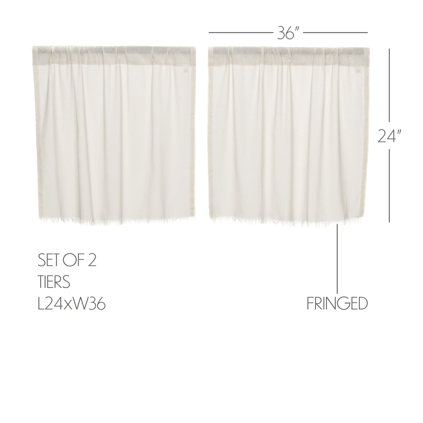 10762-Tobacco-Cloth-Antique-White-Tier-Fringed-Set-of-2-L24xW36-image-1