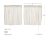 10762-Tobacco-Cloth-Antique-White-Tier-Fringed-Set-of-2-L24xW36-image-1