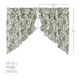 81228-Dorset-Green-Floral-Prairie-Swag-Set-of-2-36x36x18-image-1