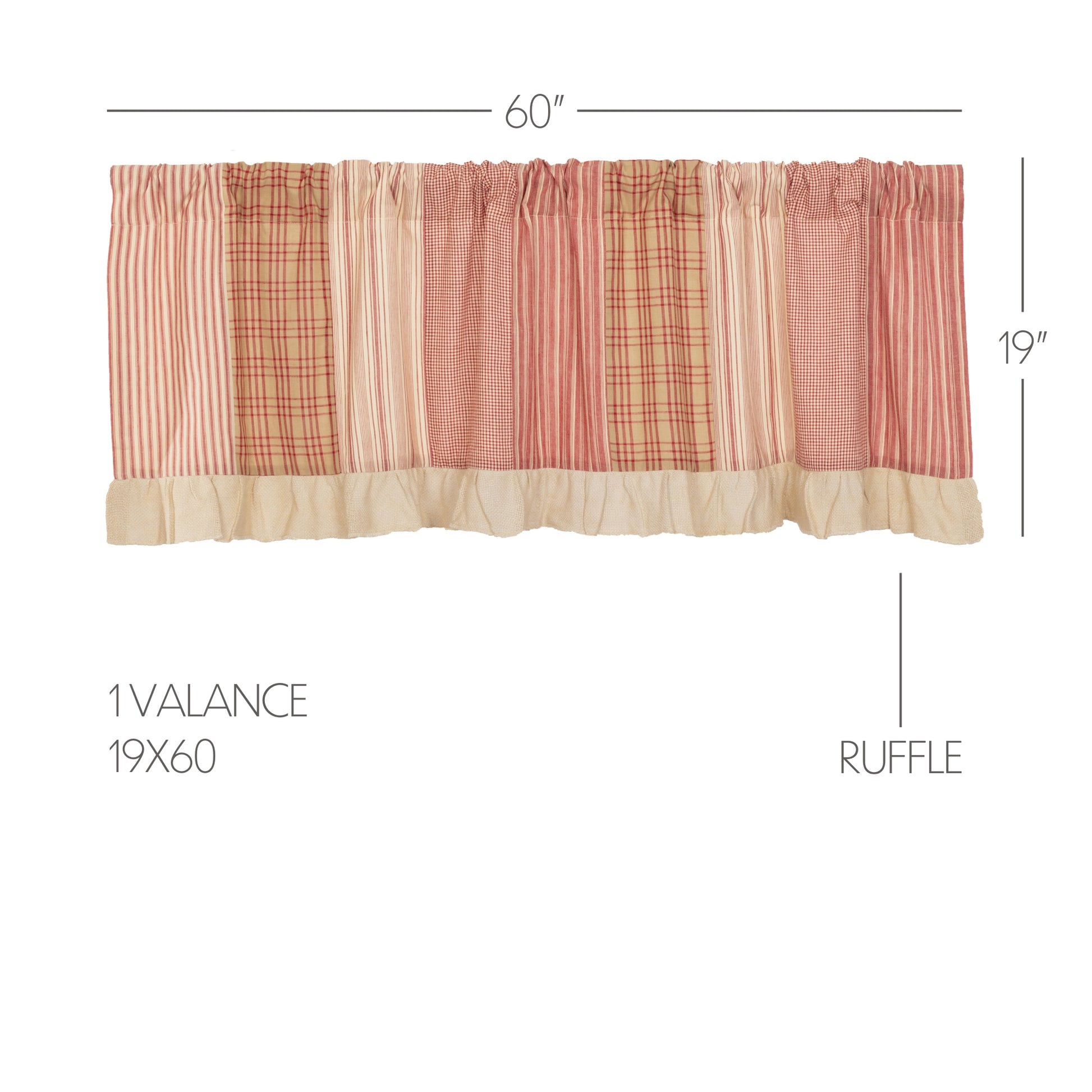 51963-Sawyer-Mill-Red-Patchwork-Valance-19x60-image-1