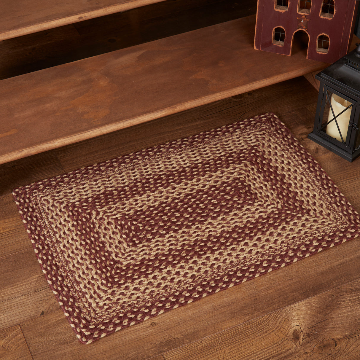 70592-Burgundy-Tan-Jute-Rug-Rect-w-Pad-20x30-image-1