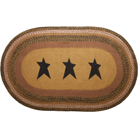 70715-Kettle-Grove-Jute-Rug-Oval-Stencil-Star-w-Pad-36x60-image-1