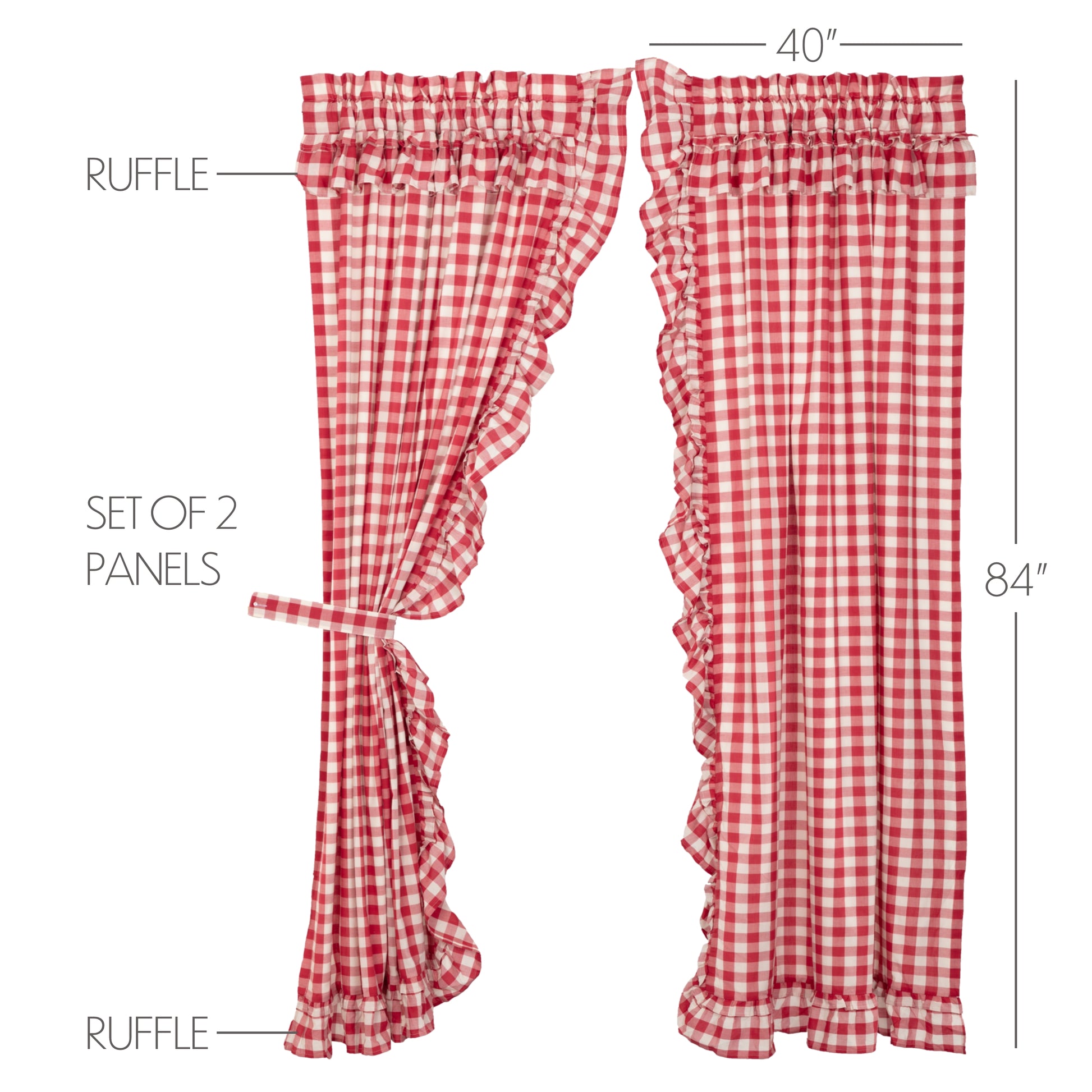51117-Annie-Buffalo-Red-Check-Ruffled-Panel-Set-of-2-84x40-image-1