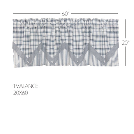 51922-Sawyer-Mill-Blue-Valance-Layered-20x60-image-1