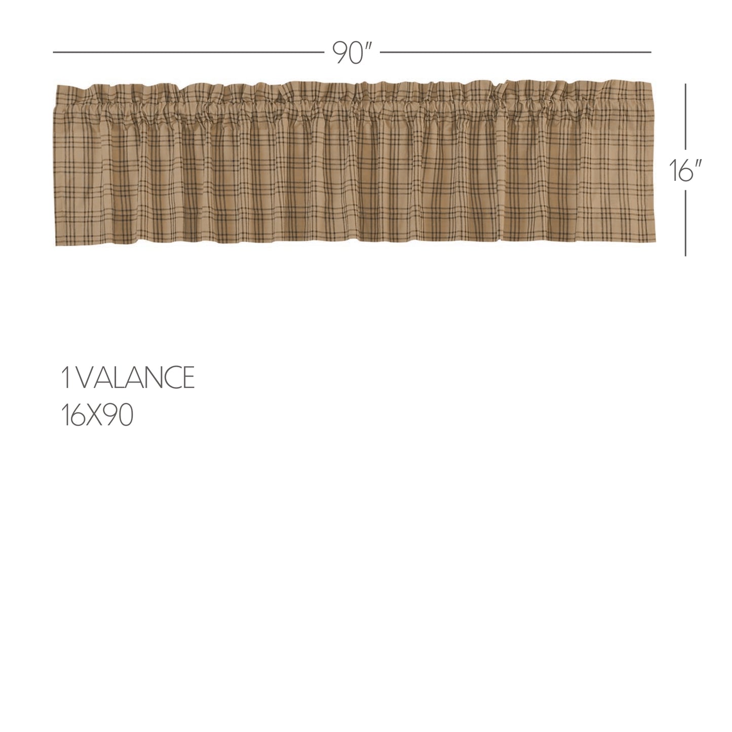 38054-Sawyer-Mill-Charcoal-Plaid-Valance-16x90-image-1