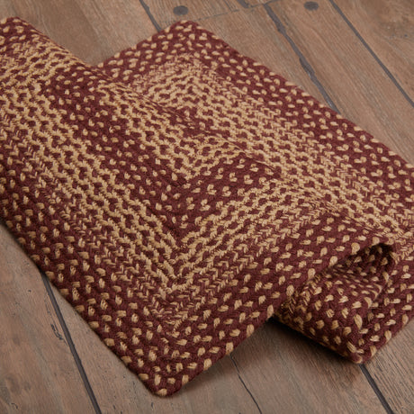 70592-Burgundy-Tan-Jute-Rug-Rect-w-Pad-20x30-image-9