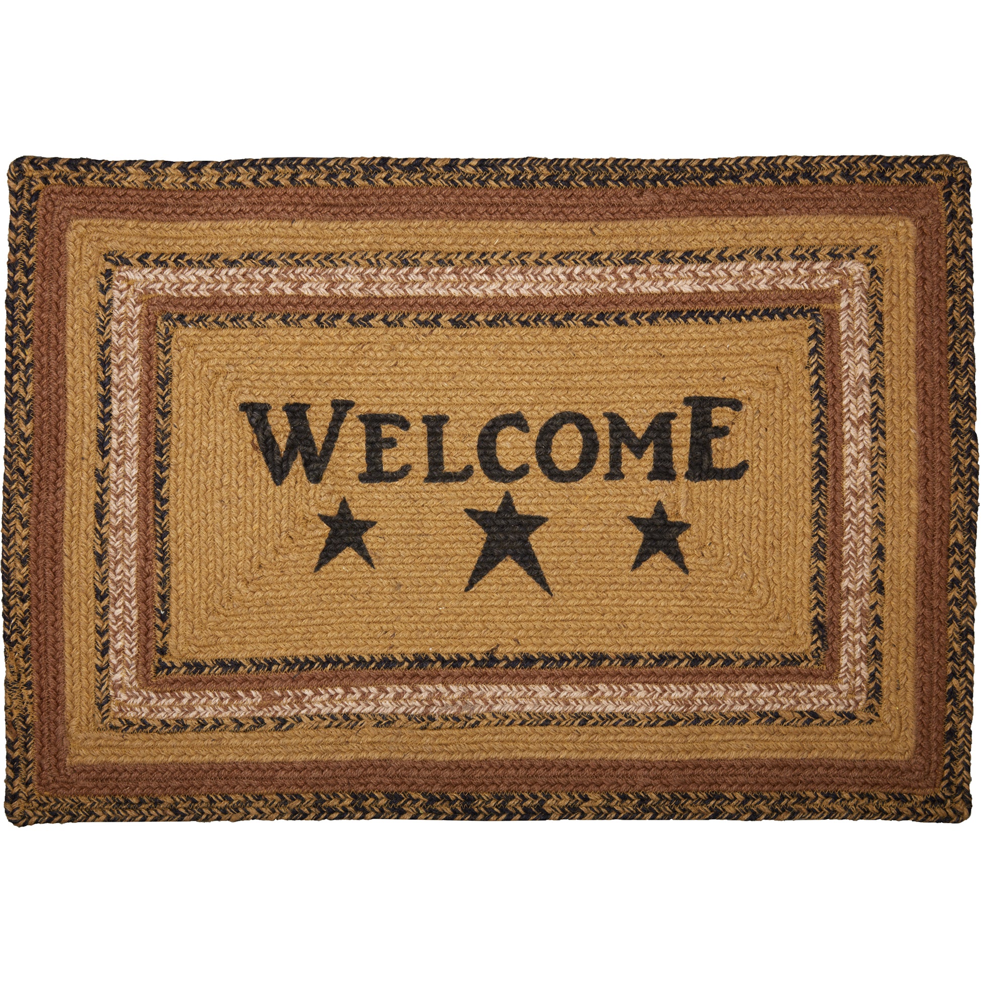 69793-Kettle-Grove-Jute-Rug-Rect-Stencil-Welcome-w-Pad-20x30-image-1