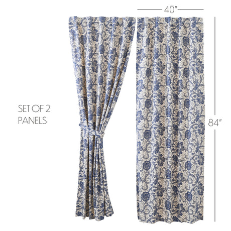 81249-Dorset-Navy-Floral-Panel-Set-of-2-84x40-image-1