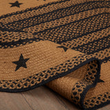 69433-Farmhouse-Jute-Rug-Oval-Stencil-Stars-Border-w-Pad-36x60-image-11