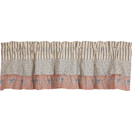 70144-Kaila-Ticking-Blue-Ruffled-Valance-16x60-image-2