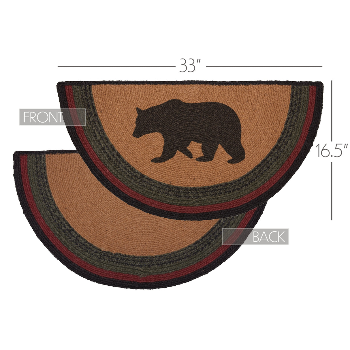 70594-Wyatt-Stenciled-Bear-Jute-Rug-Half-Circle-w-Pad-16.5x33-image-1